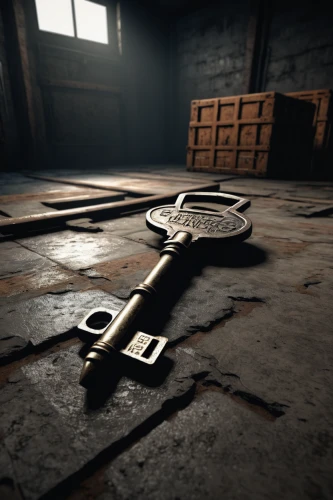 skeleton key,hatchet,wrench,mousetrap,heavy crossbow,metal rust,crossbow,3d render,the morgue,knife kitchen,mouse trap,frying pan,fish slice,knife,throwing knife,the pan,house key,cooking spoon,throwing axe,door key,Illustration,American Style,American Style 15