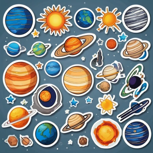 solar system,planets,clipart sticker,the solar system,icon set,set of icons,saturnrings,systems icons,fruits icons,planetary system,scrapbook clip art,vector images,collected game assets,circle icons,stickers,mobile video game vector background,space art,spacescraft,life stage icon,inner planets,Unique,Design,Sticker