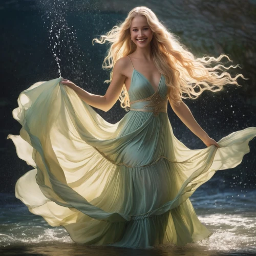 celtic woman,the blonde in the river,water nymph,rusalka,merfolk,fantasy picture,mermaid background,fairy queen,siren,girl on the river,mermaid,the sea maid,fantasy art,the wind from the sea,girl in a long dress,faerie,fantasy woman,the enchantress,believe in mermaids,faery,Conceptual Art,Fantasy,Fantasy 28