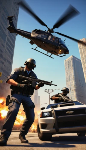 police helicopter,helicopters,medium tactical vehicle replacement,rotorcraft,eurocopter,swat,shooter game,helicopter,action film,screenshot,free fire,patrol cars,police work,trauma helicopter,law enforcement,chevrolet task force,ah-1 cobra,helicopter pilot,military helicopter,tiltrotor,Illustration,Retro,Retro 02