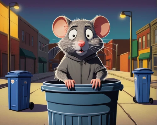 ratatouille,lab mouse icon,rat na,cute cartoon image,bin,mouse trap,rat,rodentia icons,color rat,mousetrap,rodents,rubbish collector,garbage collector,roof rat,rain barrel,waste collector,year of the rat,cute cartoon character,musical rodent,rodent,Illustration,Black and White,Black and White 18