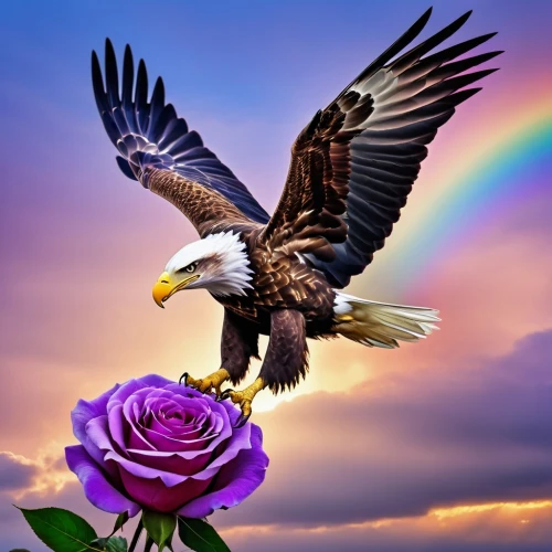 rainbow rose,beautiful bird,dove of peace,eagle,beautiful macaw,rainbow background,eagles,bald eagle,american bald eagle,of prey eagle,bird flower,rose png,full hd wallpaper,african eagle,doves of peace,freedom from the heart,flower background,african fishing eagle,eagle eastern,splendid colors,Photography,General,Realistic