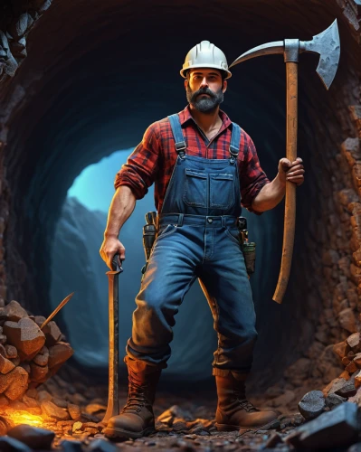 miner,tradesman,blue-collar worker,lumberjack,miners,construction worker,builder,plumber,ironworker,woodsman,blue-collar,repairman,cave man,contractor,bricklayer,engineer,steelworker,worker,mining,lumberjack pattern,Art,Artistic Painting,Artistic Painting 04