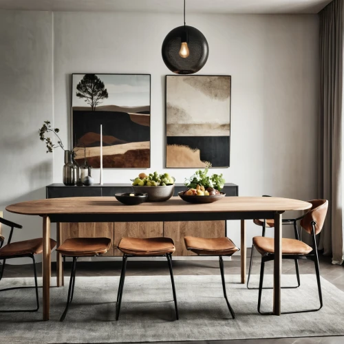 danish furniture,dining room table,dining table,scandinavian style,kitchen & dining room table,wooden table,kitchen table,dining room,set table,table and chair,long table,tablescape,contemporary decor,mid century modern,modern decor,antique table,breakfast table,corten steel,danish room,sideboard,Photography,General,Realistic