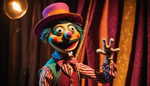 creepy clown,horror clown,ringmaster,puppet theatre,circus show,scary clown,puppet,harlequin,great as a stilt performer,circus,circus animal,geppetto,puppeteer,cirque du soleil,clown,bert,puppets,marionette,vaudeville,basler fasnacht,Conceptual Art,Oil color,Oil Color 23