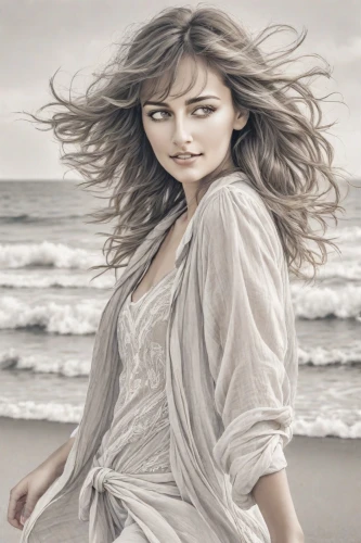 beach background,image manipulation,girl on the dune,photoshop manipulation,romantic look,celtic woman,the wind from the sea,photo painting,grey sea,wind wave,sea breeze,image editing,walk on the beach,photomanipulation,sprint woman,sand seamless,photo manipulation,portrait background,sandy,beautiful woman,Photography,Realistic