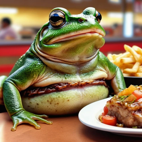 bottomless frog,bull frog,frog figure,bullfrog,frog background,frog,gator burger,man frog,kawaii frog,true frog,giant frog,frog king,green frog,frog through,wallace's flying frog,kawaii frogs,woman frog,frog prince,frog cake,common frog,Photography,General,Realistic