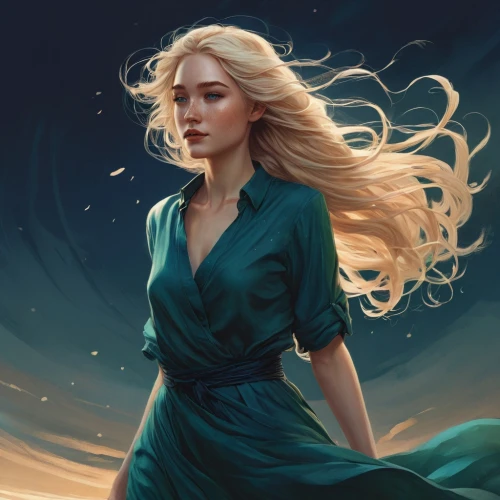 fantasy portrait,elsa,digital painting,the wind from the sea,world digital painting,cg artwork,zodiac sign libra,celtic queen,rosa ' amber cover,games of light,fantasy woman,zodiac sign leo,fantasy picture,sci fiction illustration,fantasy art,ear of the wind,queen of liberty,little girl in wind,star of the cape,the enchantress,Conceptual Art,Fantasy,Fantasy 17