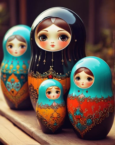 russian dolls,matryoshka doll,matrioshka,nesting dolls,matryoshka,russian doll,babushka doll,nesting doll,kokeshi doll,kokeshi,russian folk style,wooden doll,handmade doll,babushka,hulunbuir,turpan,female doll,doll figures,kyrgyz,folk costumes,Conceptual Art,Fantasy,Fantasy 21