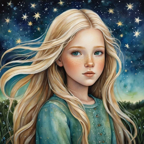 mystical portrait of a girl,little girl fairy,little girl in wind,fantasy portrait,child fairy,faery,child portrait,faerie,girl portrait,eglantine,blond girl,fairy tale character,child girl,girl with tree,fantasy art,fairy dust,portrait of a girl,children's fairy tale,aurora,the little girl,Conceptual Art,Daily,Daily 34