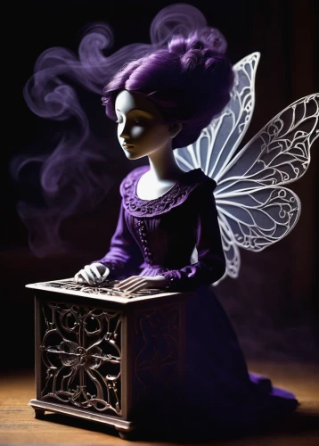 la violetta,evil fairy,vanessa (butterfly),rosa 'the fairy,little girl fairy,aurora butterfly,rosa ' the fairy,faerie,fairy tale character,faery,child fairy,music box,violet,fairy queen,butterfly lilac,butterfly isolated,angelica,the lavender flower,children's fairy tale,fairytale characters,Art,Artistic Painting,Artistic Painting 35