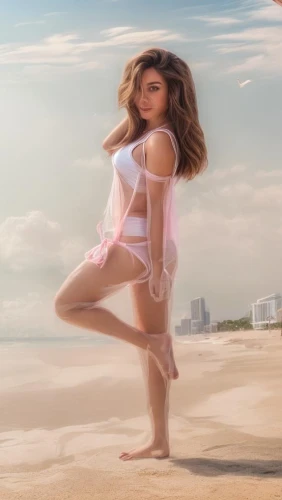 beach background,pink beach,pink background,gymnast,on the beach,plus-size model,beach toy,ballet pose,yoga,ballerina,modeling,girl on the dune,yoga pose,beach shell,sexy woman,sand seamless,digital compositing,sexy girl,see-through clothing,photoshop manipulation,Common,Common,Photography