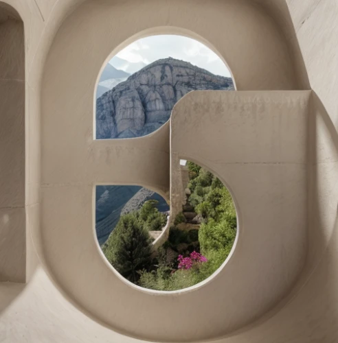 airbnb icon,porthole,three centered arch,airbnb logo,sicily window,round window,observation tower,6d,semi circle arch,automotive side-view mirror,circular staircase,3d bicoin,exterior mirror,funicular,parabolic mirror,binocular,lookout tower,binoculars,wall tunnel,climbing garden,Realistic,Landscapes,Greek