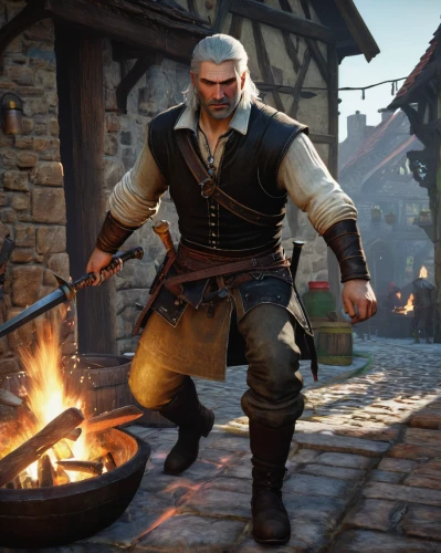 blacksmith,witcher,dwarf cookin,tavern,vendor,male character,cullen skink,tinsmith,dutch oven,grog,saganaki,merchant,dwarf sundheim,massively multiplayer online role-playing game,haighlander,candlemaker,mercenary,geppetto,peasant,bohemia,Photography,Documentary Photography,Documentary Photography 14