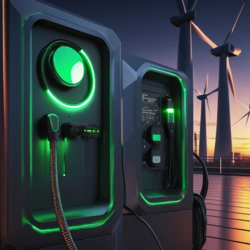 green electricity,green energy,electric charging,charge point,green power,energy transition,plug-in system,renewable energy,ev charging station,renewable,clean energy,renewable enegy,electric charge,electric gas station,turbines,electric power,electric mobility,electric tower,electric vehicle,solar batteries,Illustration,Realistic Fantasy,Realistic Fantasy 36