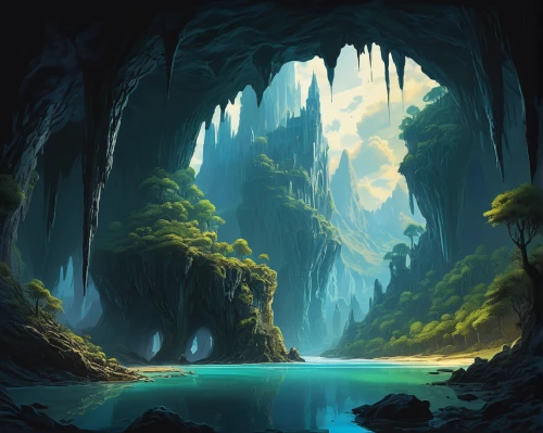 cave on the water,fantasy landscape,karst landscape,sea caves,blue cave,cave,sea cave,blue caves,canyon,the blue caves,ravine,landscape background,world digital painting,cave tour,narrows,futuristic landscape,underground lake,glacier cave,pit cave,karst,Photography,Fashion Photography,Fashion Photography 14