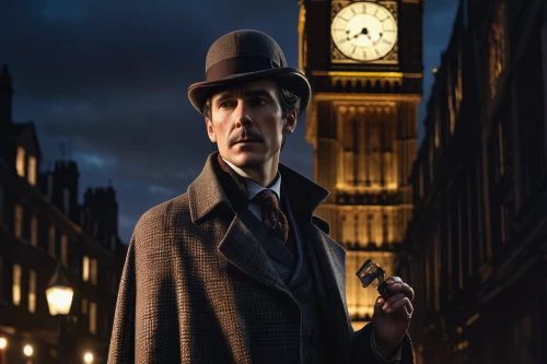 sherlock holmes,holmes,sherlock,the eleventh hour,detective,inspector,the doctor,clockmaker,big ben,overcoat,cordwainer,downton abbey,mi6,twelve,trilby,the victorian era,watchmaker,bowler hat,frock coat,doctor who,Photography,Artistic Photography,Artistic Photography 02