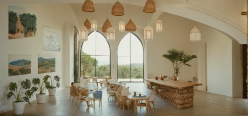 breakfast room,dining room,island church,christ chapel,hala sultan tekke,church painting,chapel,forest chapel,interior decor,spanish missions in california,pilgrimage chapel,monastery israel,vaulted ceiling,easter décor,dining table,little church,long table,wayside chapel,wooden beams,interior decoration,Photography,General,Cinematic