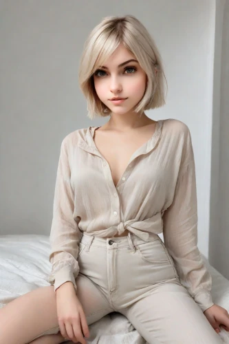 realdoll,pixie-bob,pantsuit,female doll,photo session in bodysuit,short blond hair,pale,pixie,bodysuit,blonde woman,jumpsuit,phuquy,see-through clothing,female model,women's clothing,doll paola reina,dress doll,neutral color,women clothes,model doll,Photography,Realistic