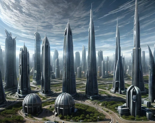 futuristic architecture,futuristic landscape,urbanization,sci fi,metropolis,terraforming,sci-fi,sci - fi,alien world,alien planet,city cities,sky space concept,solar cell base,exoplanet,fantasy city,futuristic,federation,scifi,sky city,urban development