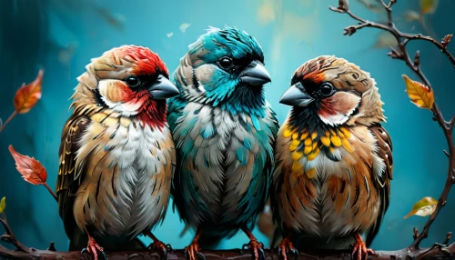 colorful birds,parrot couple,bird painting,finches,tropical birds,zebra finches,society finches,passerine parrots,parakeets,parrots,songbirds,wild birds,budgies,bird couple,rare parrots,fur-care parrots,couple macaw,sun conures,parakeets rare,golden parakeets,Photography,General,Fantasy