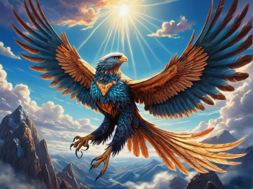 eagle illustration,mongolian eagle,eagle,imperial eagle,blue and gold macaw,african eagle,eagles,of prey eagle,steppe eagle,bald eagle,gryphon,golden eagle,mountain hawk eagle,eagle drawing,eagle eastern,american bald eagle,eagle vector,blue macaw,flying hawk,gray eagle,Illustration,Realistic Fantasy,Realistic Fantasy 39