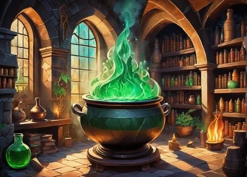 potions,cauldron,potion,candlemaker,apothecary,magical pot,alchemy,magic grimoire,hogwarts,potter's wheel,hearth,magic book,candy cauldron,candle wick,debt spell,wizardry,potter,spell,wizards,divination,Art,Artistic Painting,Artistic Painting 45