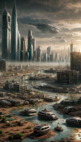 post-apocalyptic landscape,destroyed city,futuristic landscape,dystopian,city cities,post apocalyptic,urbanization,black city,post-apocalypse,ancient city,cityscape,sci fiction illustration,world digital painting,apocalyptic,fantasy city,city scape,district 9,city skyline,metropolis,dystopia