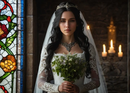 white rose snow queen,silver wedding,bridal clothing,wedding dress,celtic queen,wedding dresses,bridal,bridal dress,the angel with the veronica veil,mother of the bride,wedding gown,bride,wedding icons,wedding frame,the bride's bouquet,dead bride,the snow queen,bridal jewelry,gothic portrait,bridal veil,Art,Classical Oil Painting,Classical Oil Painting 17