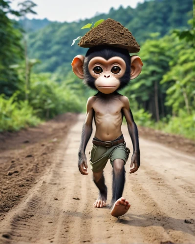 baby monkey,monkey,monkey gang,monkey soldier,monkey island,war monkey,the monkey,monkey banana,monkeys band,primate,barbary monkey,cheeky monkey,uakari,madagascar,bonobo,monkey family,ape,orang utan,primates,anthropomorphized animals,Photography,General,Realistic