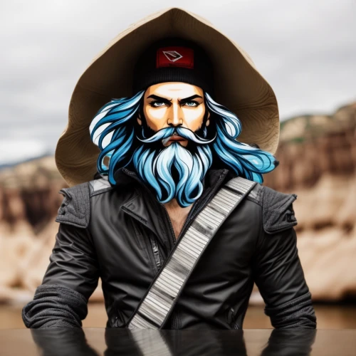 pubg mascot,pirate,conquistador,ranger,desert background,pilgrim,stetson,dodge warlock,wild west,beard,scandia gnome,el capitan,zion,bearded,sea god,sombrero mist,dane axe,rasputin,drover,renegade