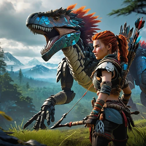 massively multiplayer online role-playing game,game illustration,ark,fantasy picture,crocodile woman,fantasy art,heroic fantasy,game art,cynorhodon,landmannahellir,saurian,wyrm,dragon slayer,dragons,3d fantasy,action-adventure game,dinosaruio,witcher,dino,green dragon,Illustration,Black and White,Black and White 22