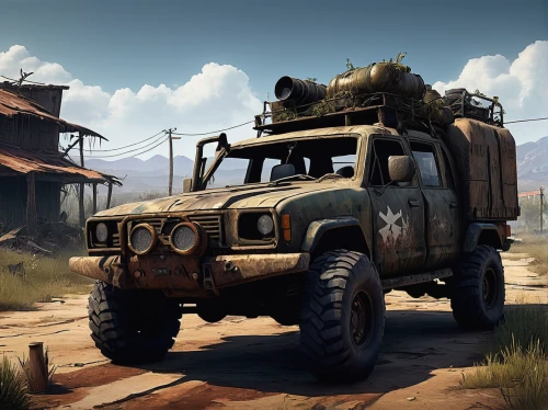 rust truck,uaz patriot,gaz-53,snatch land rover,uaz-452,new vehicle,willys jeep,willys jeep truck,uaz-469,land-rover,medium tactical vehicle replacement,mercedes-benz g-class,jeep,off road vehicle,mad max,land vehicle,humvee,land rover defender,jeep gladiator,land rover,Illustration,Paper based,Paper Based 08