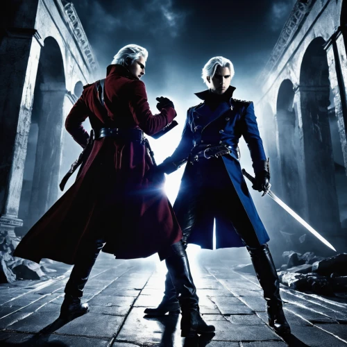 underworld,swordsmen,red and blue,sword fighting,assassins,musketeers,magneto-optical disk,duel,cosplay image,a3 poster,kings,red-blue,red coat,knights,vampires,magneto-optical drive,civil war,howl,eternal snow,blu ray,Photography,Black and white photography,Black and White Photography 08