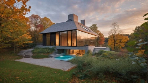 modern house,modern architecture,house in the forest,inverted cottage,summer house,cubic house,cube house,timber house,new england style house,house in the mountains,dunes house,corten steel,house in mountains,danish house,mid century house,beautiful home,house shape,mirror house,the cabin in the mountains,wooden house,Photography,General,Natural