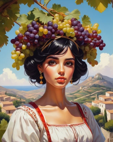 grape harvest,viticulture,tuscan,winemaker,grapevines,girl in a wreath,wine harvest,mirabelles,grapes goiter-campion,isabella grapes,acerola,wine grapes,wine grape,grapes icon,fresh grapes,rapunzel,apulia,grape vine,jasmin-solanum,wine region,Conceptual Art,Fantasy,Fantasy 21