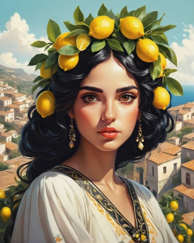 jasmin-solanum,lemon tree,jasmine-flowered nightshade,artemisia,solanum,annona,kumquat,kumquats,lacerta,passion fruit,acerola,sultana,mirabelles,jessamine,jasmine blossom,lemon background,argan,flora,loquat,fruit of the sun,Conceptual Art,Fantasy,Fantasy 21