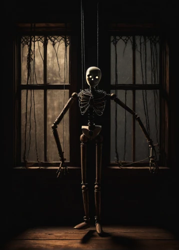 marionette,skeletal,string puppet,slender,vintage skeleton,skeleton key,skeleton,human skeleton,skeletal structure,endoskeleton,withered,straw doll,hanged man,3d stickman,puppet,a wax dummy,wood skeleton,scythe,wooden man,danse macabre,Conceptual Art,Sci-Fi,Sci-Fi 12