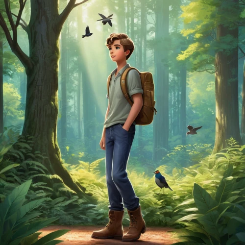 game illustration,farmer in the woods,sci fiction illustration,cg artwork,world digital painting,forest background,forest walk,hiker,forest workers,adventure game,free wilderness,mystery book cover,children's background,game art,digital painting,forest man,kids illustration,book cover,wander,in the forest,Illustration,Vector,Vector 18