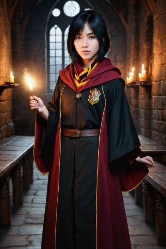 academic dress,hogwarts,cosplay image,celebration cape,potter,librarian,harry potter,scholar,cosplay,academic,cosplayer,wizardry,mage,mulan,female doctor,magistrate,phuquy,hero academy,wizard,imperial coat,Illustration,Realistic Fantasy,Realistic Fantasy 23