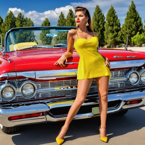 buick electra,ford galaxie,1957 chevrolet,chevrolet bel air,1959 buick,chevrolet impala,ford fairlane,ford starliner,retro pin up girl,retro pin up girls,pin-up model,american classic cars,pinup girl,ford el falcon,ford thunderbird,hood ornament,pin up girl,buick invicta,ford falcon,pin-up girl,Photography,General,Realistic