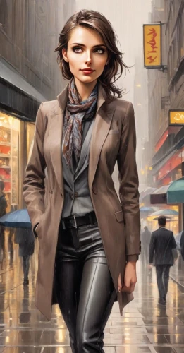 woman walking,woman in menswear,white-collar worker,women fashion,bussiness woman,women clothes,girl walking away,stock exchange broker,businesswoman,girl in a long,sprint woman,menswear for women,woman shopping,woman thinking,stock broker,female doctor,a pedestrian,pedestrian,world digital painting,private investigator,Digital Art,Comic