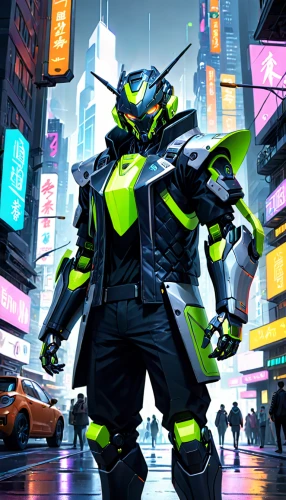 high-visibility clothing,cyberpunk,patrol,cyber,neon arrows,kryptarum-the bumble bee,cell,neon human resources,patrols,high volt,electro,streampunk,neon,vector,wuhan''s virus,alien warrior,enforcer,android,mantis,evangelion evolution unit-02y,Anime,Anime,General