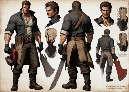 male character,gunfighter,mercenary,main character,concept art,swordsman,game character,lincoln blackwood,drover,konstantin bow,deacon,game illustration,gunsmith,comic character,star-lord peter jason quill,swordsmen,jack rose,wolverine,a carpenter,scabbard,Unique,Design,Character Design