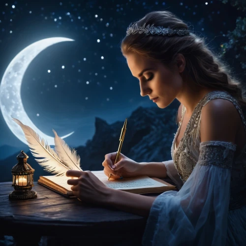 fantasy picture,mystical portrait of a girl,writing-book,learn to write,fairy tale character,fairy tale,fantasy art,fairytales,to write,a fairy tale,fairy tales,children's fairy tale,writer,writing about,write,girl studying,fantasy portrait,magic book,love letter,sparkler writing,Photography,General,Fantasy