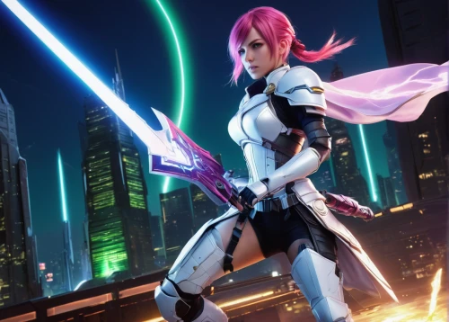 sidonia,sakura,valerian,darth talon,nova,swordswoman,cg artwork,ixia,sakura background,pink quill,cosplay image,kosmea,the purple-and-white,strawberries falcon,massively multiplayer online role-playing game,javelin,pink vector,goddess of justice,anime 3d,show off aurora,Unique,3D,Toy