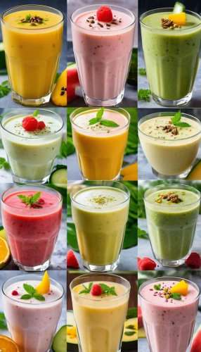 smoothies,vegetable juices,aguas frescas,fruit and vegetable juice,mango pudding,smoothie,fruit cocktails,juices,fruit cups,vegetable juice,advocaat,colorful drinks,passion fruit juice,gazpacho,fruit juice,smoothy,posset,lassi,fruity hot,health shake,Photography,General,Realistic