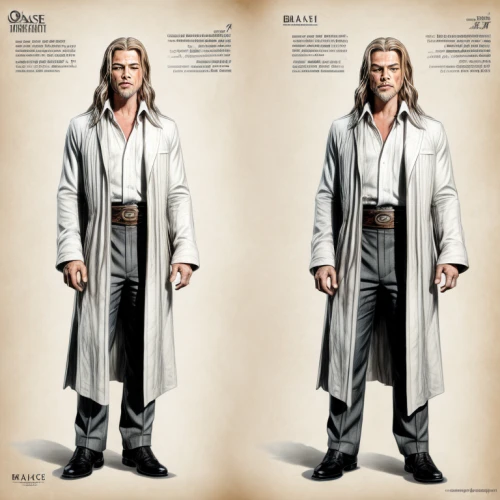 costume design,thor,overcoat,imperial coat,theoretician physician,biblical narrative characters,frock coat,long coat,martial arts uniform,god of thunder,male character,concept art,white coat,thorin,male poses for drawing,east-european shepherd,pollux,norse,edge muscle,ocelot