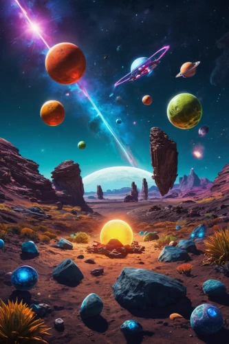 alien planet,planets,space art,alien world,planetary system,astronomy,exoplanet,planet eart,asteroids,planet alien sky,outer space,asterales,scene cosmic,planet,space,universe,extraterrestrial life,inner planets,planet mars,colorful star scatters,Unique,Design,Knolling