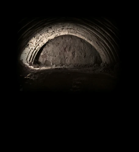 vaulted cellar,mine shaft,cellar,air-raid shelter,charcoal kiln,railway tunnel,pit cave,brick-kiln,lava tube,tunnel,canal tunnel,catacombs,mining facility,lötschberg tunnel,vault,bunker,salt mine,basement,cave,mining site